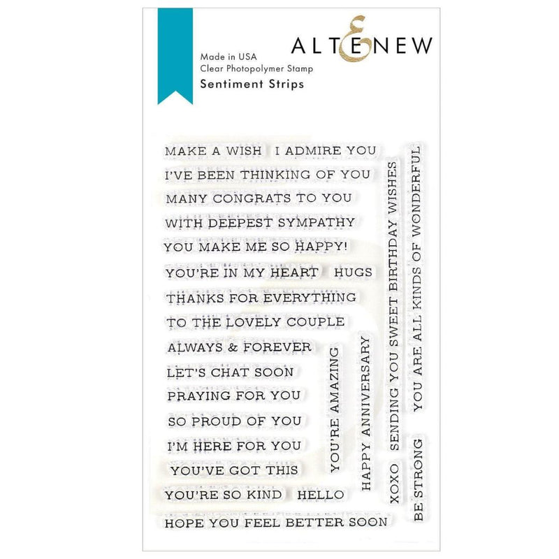 Altenew Sentiment Strips - Make A Wish