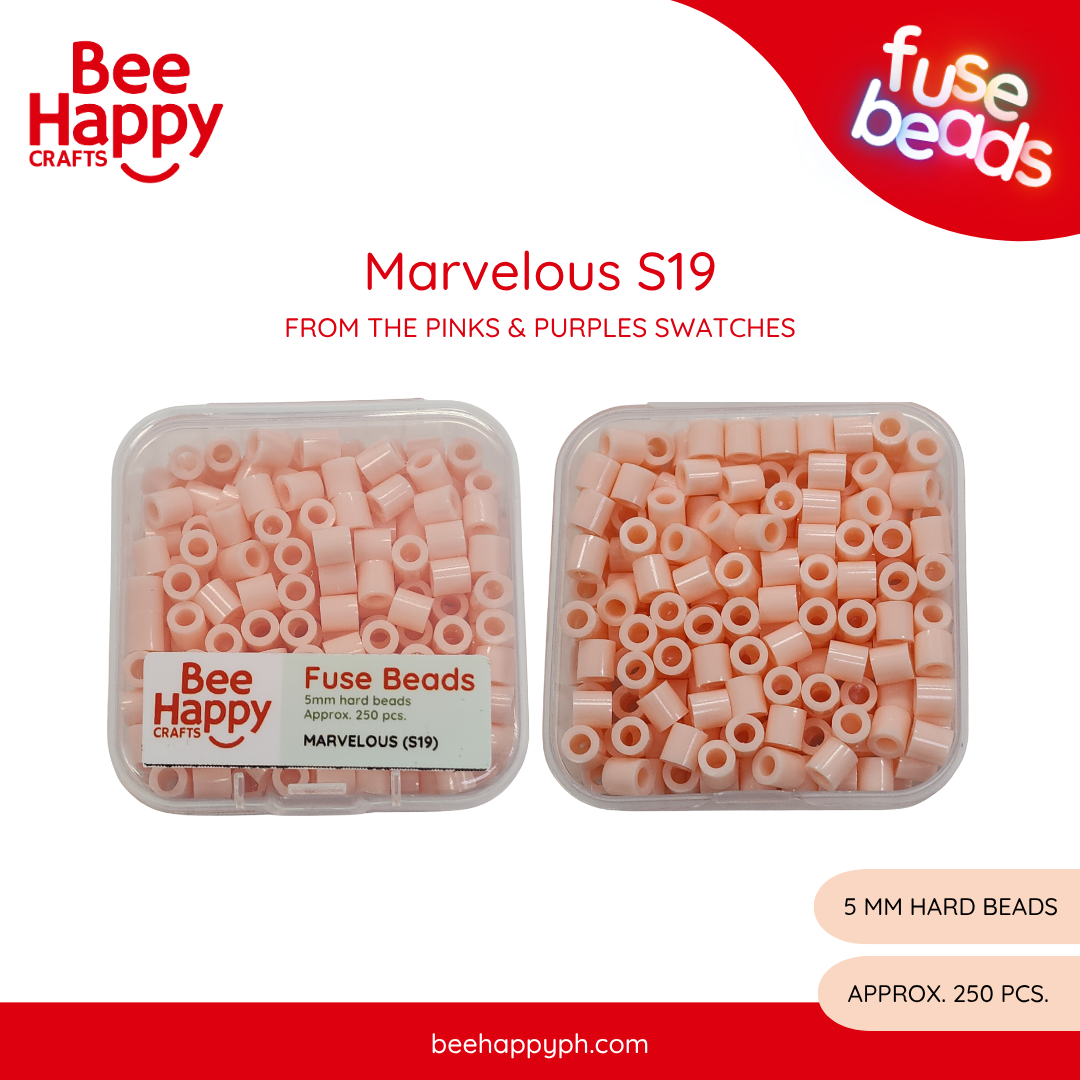 Kindli Fuse Beads Pinks and Purples + Blues and Greens Refill By Bee Happy