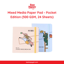 HIMI - Mixed Media Paper Pad - Pocket Edition (300 GSM, 24 Sheets)