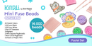 Kindli Mini Fuse Beads Starter Kit (2.6mm Beads) By Bee Happy