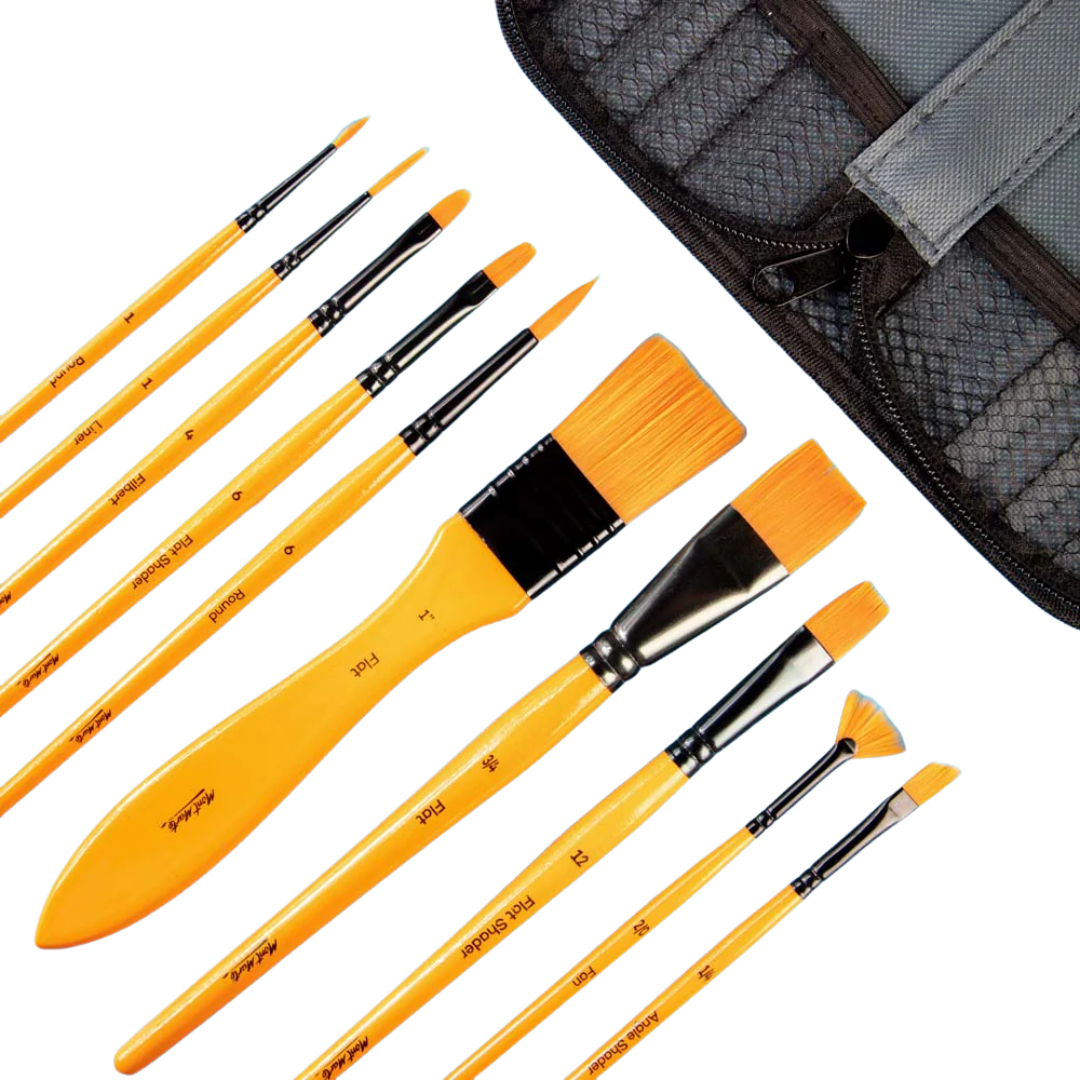 Mont Marte Acrylic Brush Set Signature 11pc