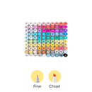 Ohuhu Oahu 100 Basic Colors Dual Tips Alcohol Art Markers Y30-80401-84