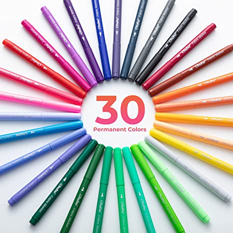 Huh Color Ohuhu Fabric 30 Color Markers Y30-80600-31