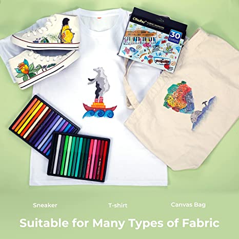 Ohuhu Fabric 30 Color Markers Y30-80600-31