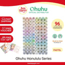 Ohuhu Honolulu 96 Pastel Colors Alcohol Art Markers Brush&Chisel - Sweetness & Blossoming Y30-80402-47