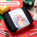 Ohuhu Pupe Paper-friendly (No Peeling) Brush and Fineliner Dual Tips 120 Colors Water-based Coloring Markers Y30-80601-81