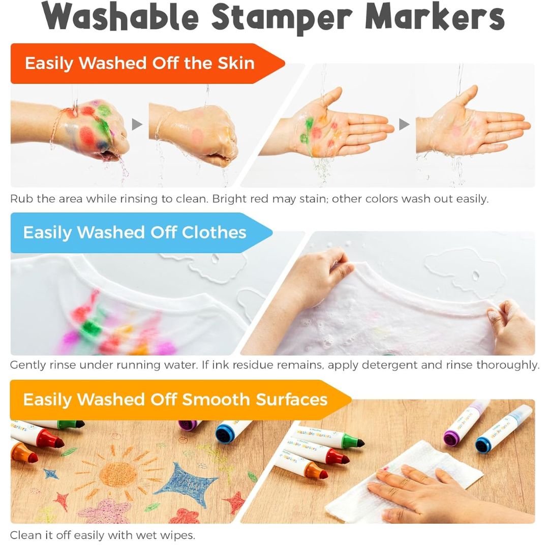 Ohuhu Kainani Stamper Washable Markers 12 Colors Y30-80601-36