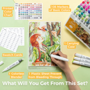 Ohuhu Kaala Slim Broad and Fine Dual Tips Alcohol Art Markers Y30-80405-39 ,Y30-80402-36,Y30-80402-37 & Y30-80405-42 & Y30-80405-48