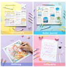 Ohuhu Colored Fineliner & Brush Pens, 12 Colors Y30-80601-61