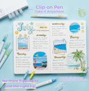 Ohuhu Colored Fineliner & Brush Pens, 12 Colors Y30-80601-61