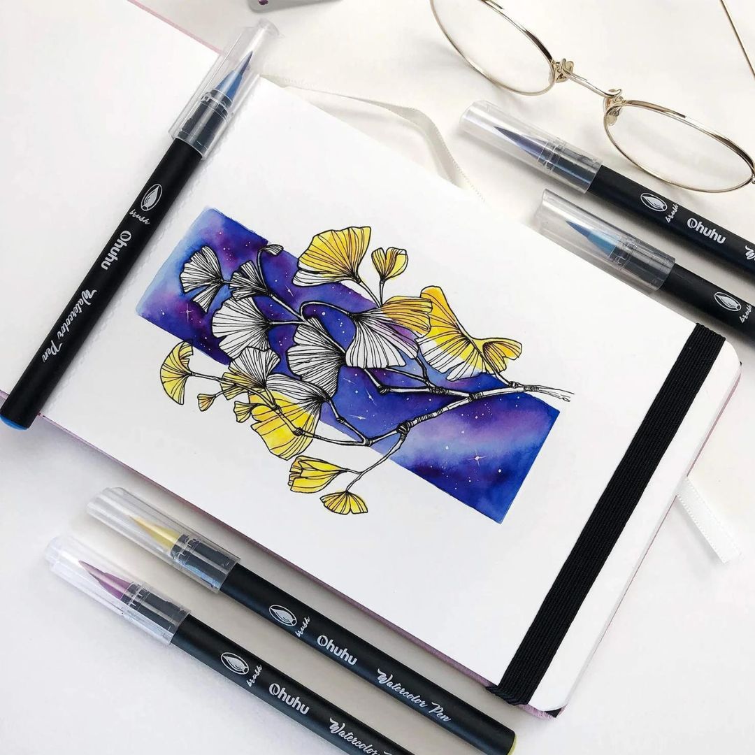 Ohuhu Watercolor Brush Markers Pen Y30-80600-29
