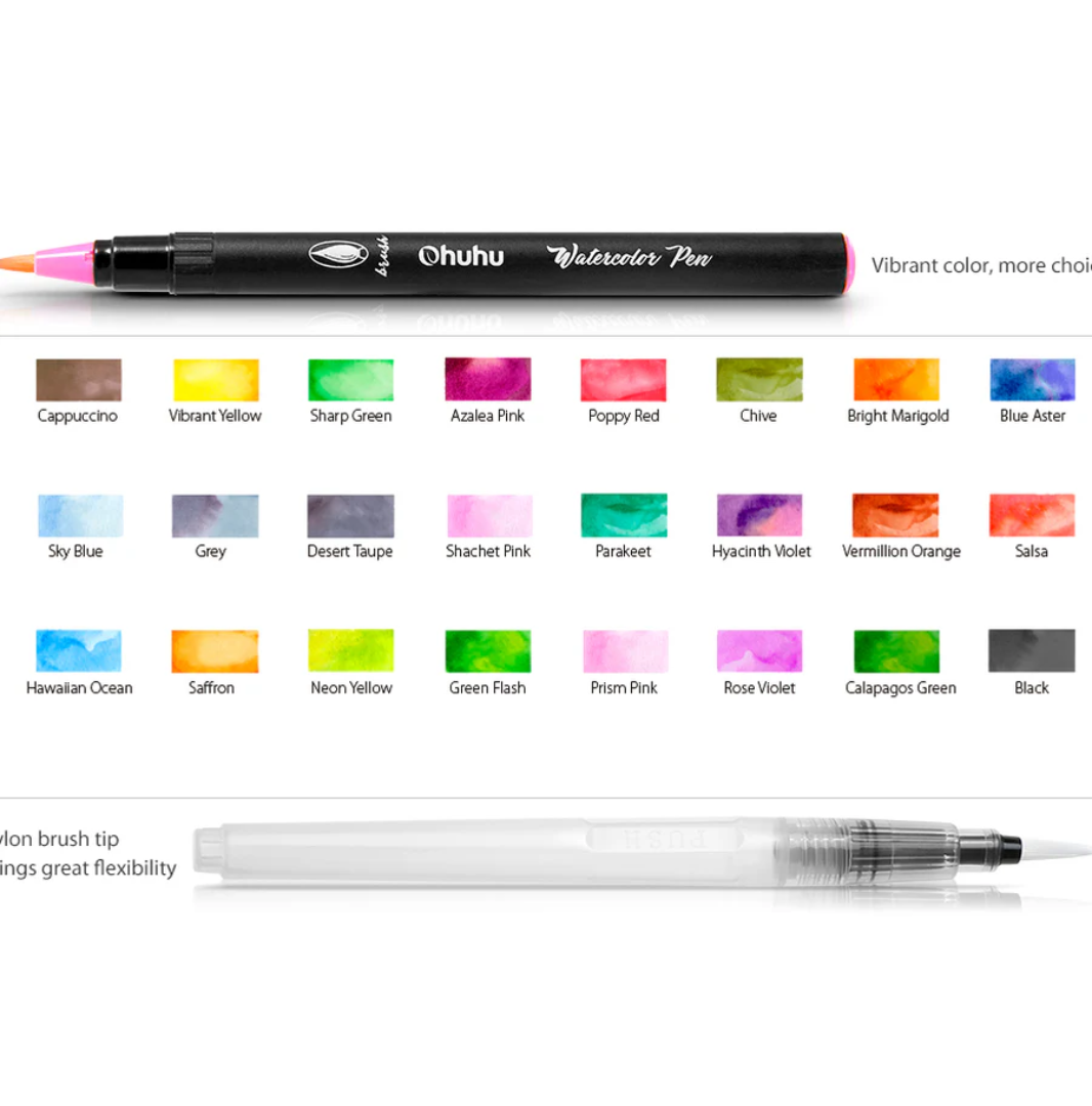 Ohuhu Watercolor Brush Markers Pen Y30-80600-29
