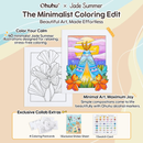 Ohuhu x Jade Summer Coloring Set 47 Alcohol Markers & Coloring Book Y30-80406-63