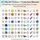 Ohuhu x Jade Summer Coloring Set 47 Alcohol Markers & Coloring Book Y30-80406-63