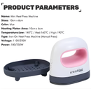 Bee Happy Mini Heat Press for Heat Transfer Vinyl (HTV) or Iron On (220V)