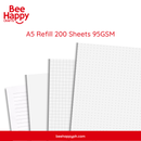 Bee Happy A5 Refill 200 Sheets 95GSM