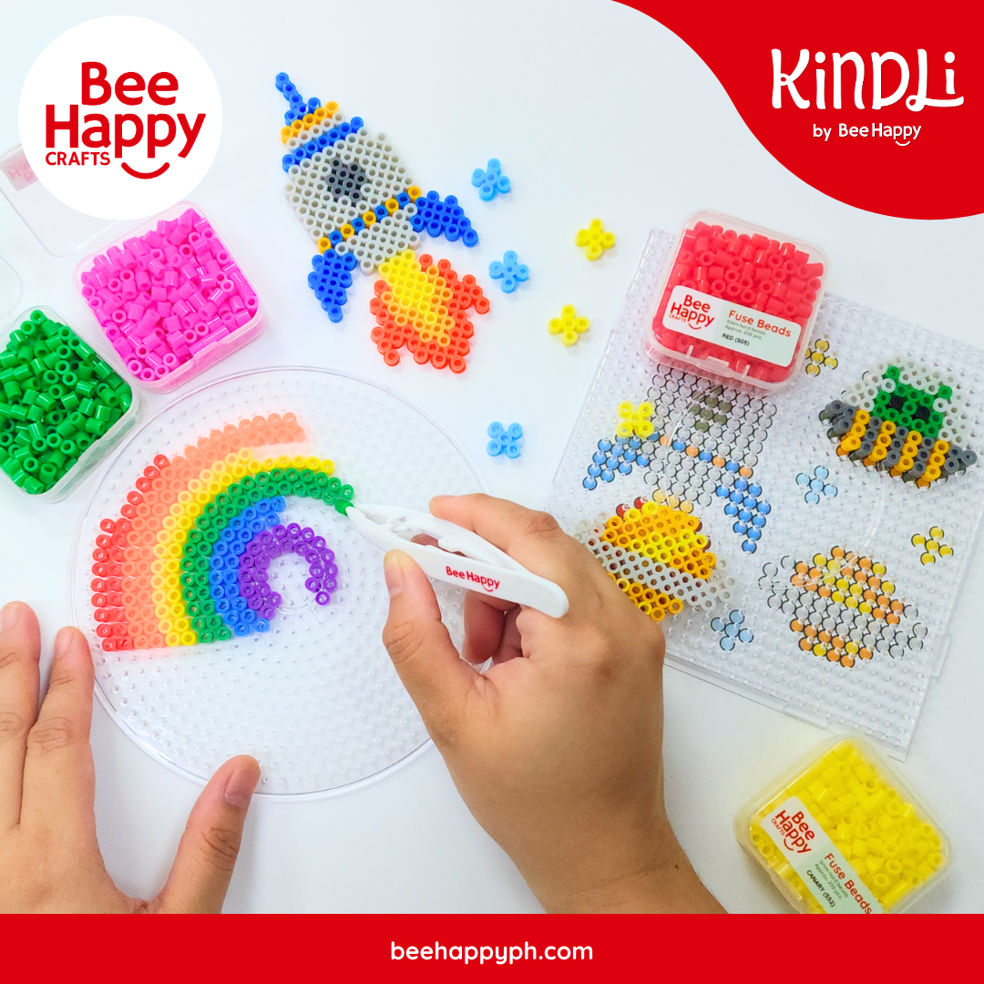 Kindli Fuse Beads Party Kit (8,000 Beads + Accessories) By Bee Happy
