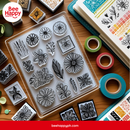 Bee Happy Acrylic Stamping Blocks Round Corners 6mm