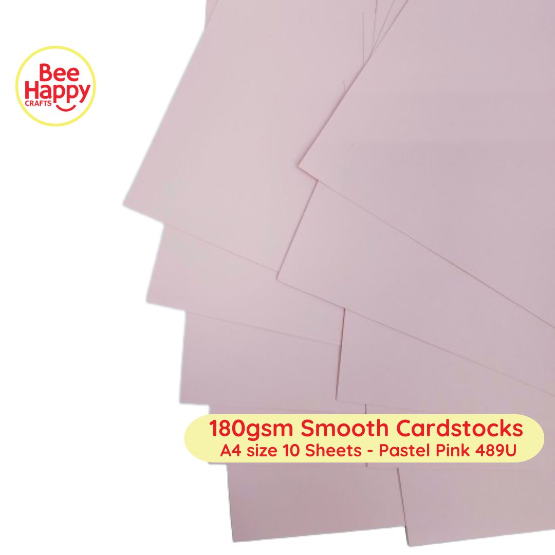 Bee Happy 180gsm Smooth Cardstocks 10 Sheets