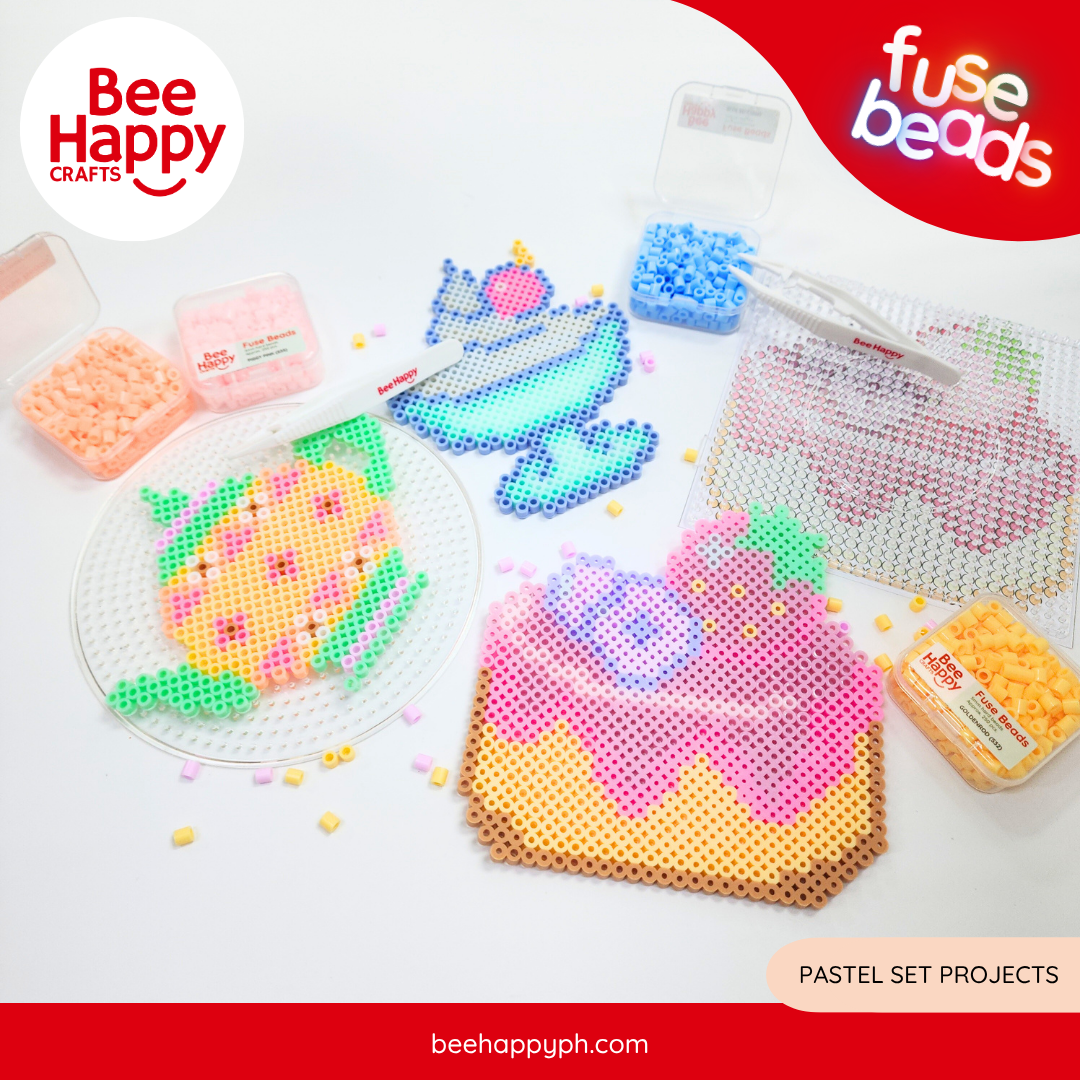 Kindli Fuse Beads Expansion Sets  (12 & 24 colors) By Bee Happy