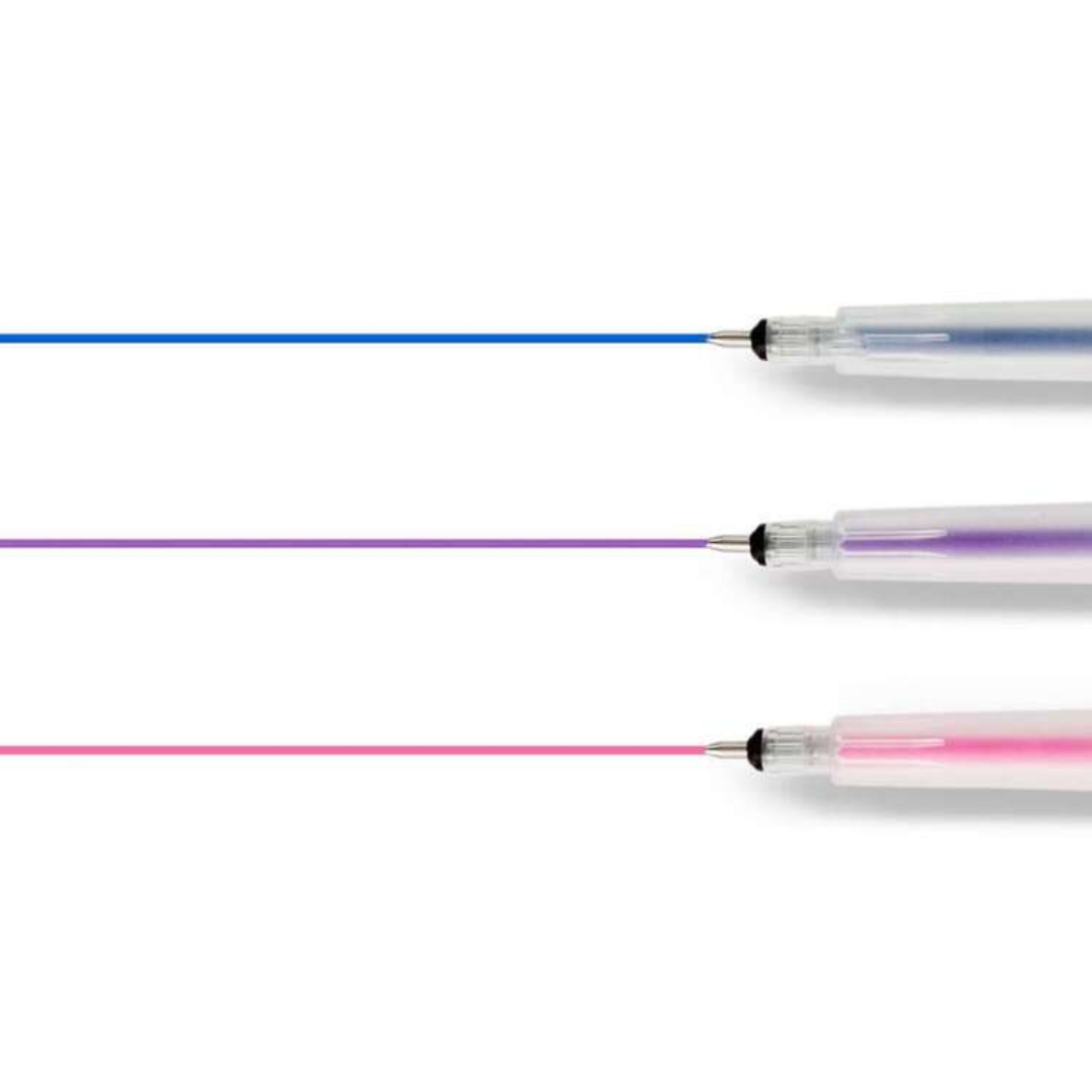Cricut Gel Pens 1.0 mm, Peacock Sampler 3pcs + Adapter