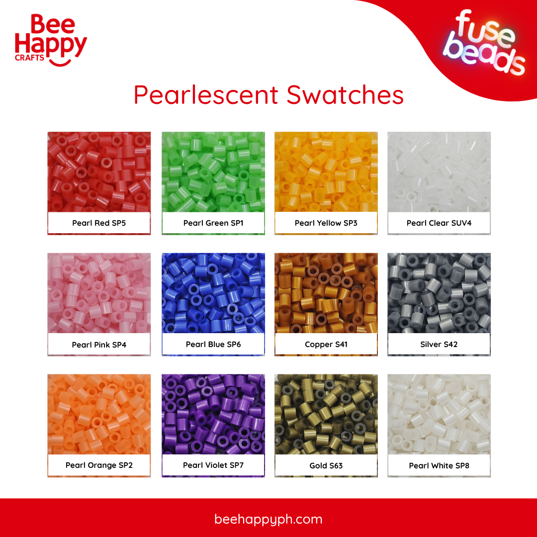 Kindli Fuse Beads Pearlescent and Translucent Refill By Bee Happy
