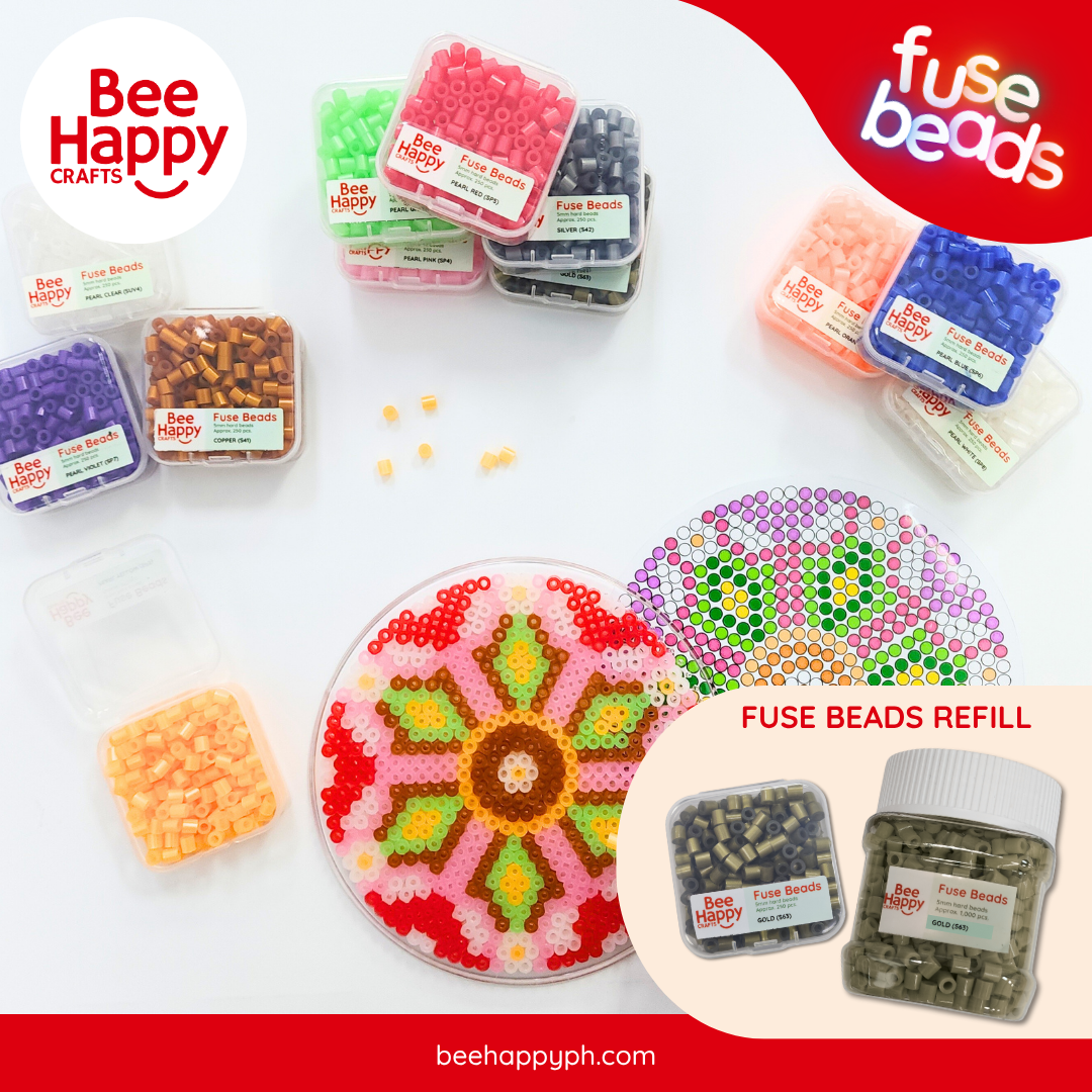 Kindli Fuse Beads Pearlescent and Translucent Refill By Bee Happy