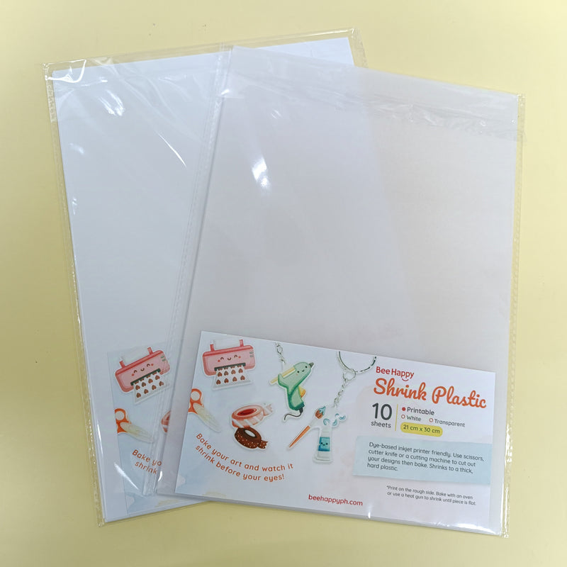 Shrink Plastic Inkjet Printable 8.5" x 11" Size