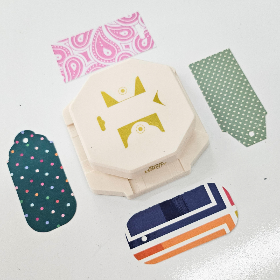 Bee Happy 4 in 1 Tag Punch