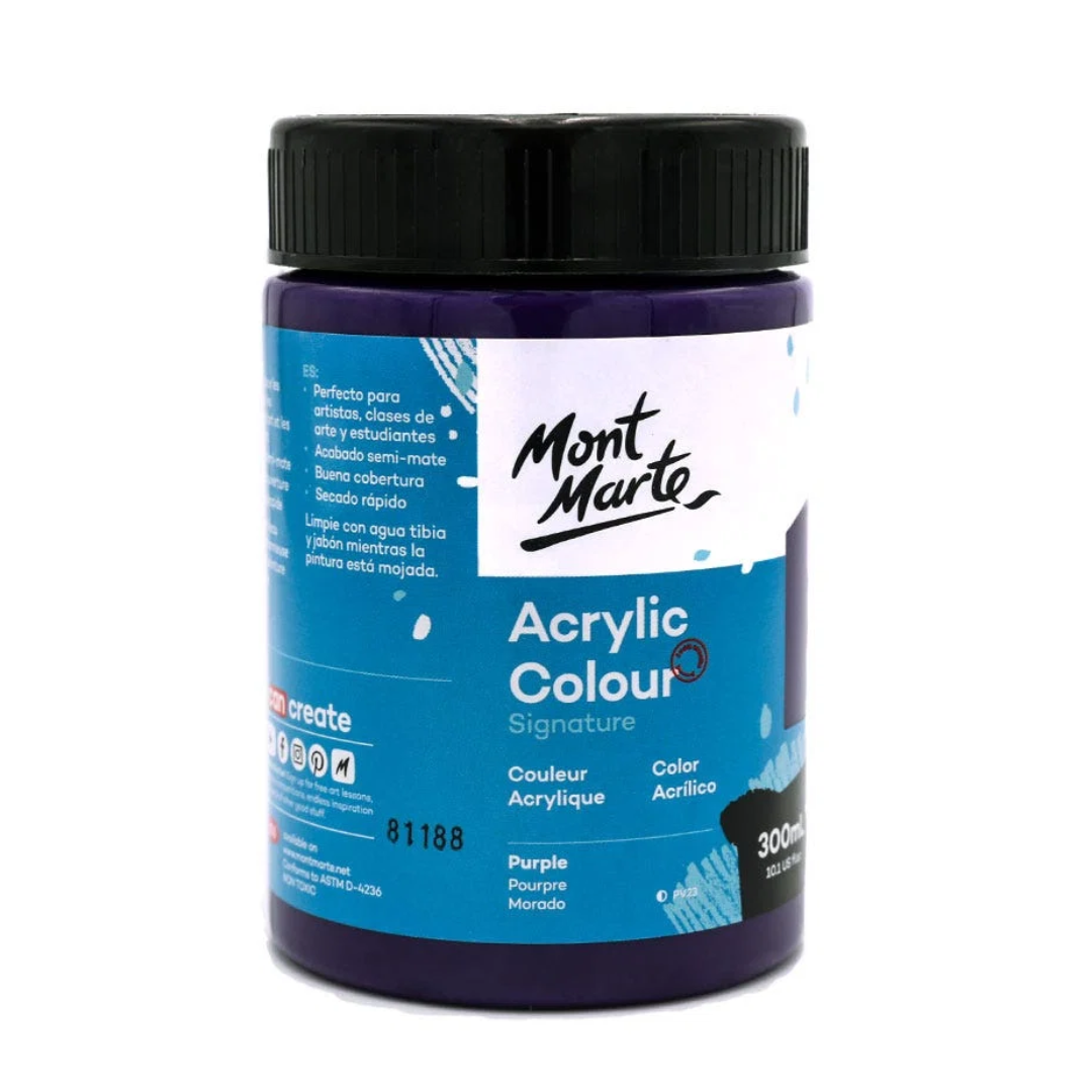 Mont Marte Acrylic Colour Paint Signature 300ml