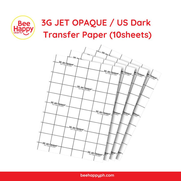 3G JET OPAQUE / US Dark Transfer Paper (10sheets)