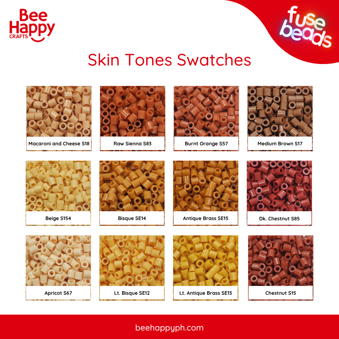 Kindli Fuse Beads Earth Tones and Skin Tones Refill By Bee Happy