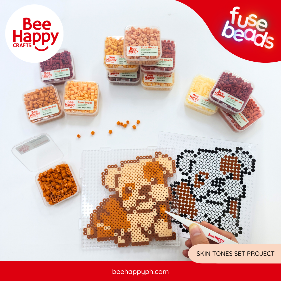 Kindli Fuse Beads Expansion Sets  (12 & 24 colors) By Bee Happy