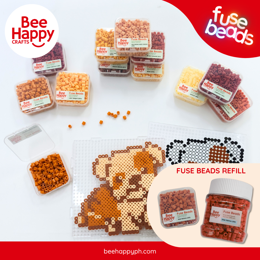 Kindli Fuse Beads Earth Tones and Skin Tones Refill By Bee Happy