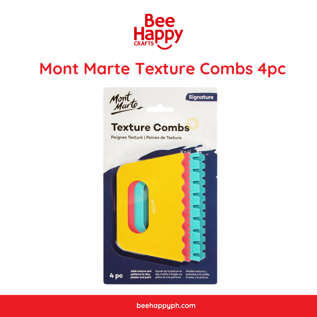 Mont Marte Texture Combs Signature 4pc