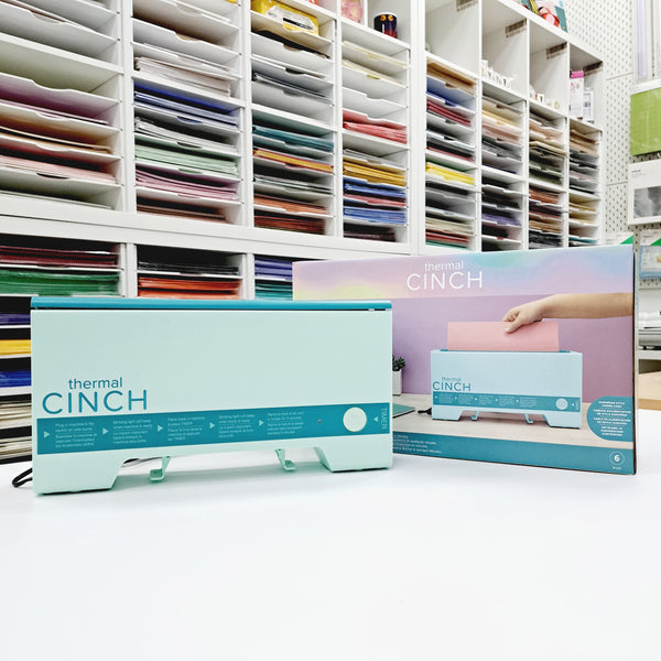 UK Launch - We R Makers Thermal Cinch Machine, Mint Colour. Inc; 50 x  Spines & 10 x BookMarks