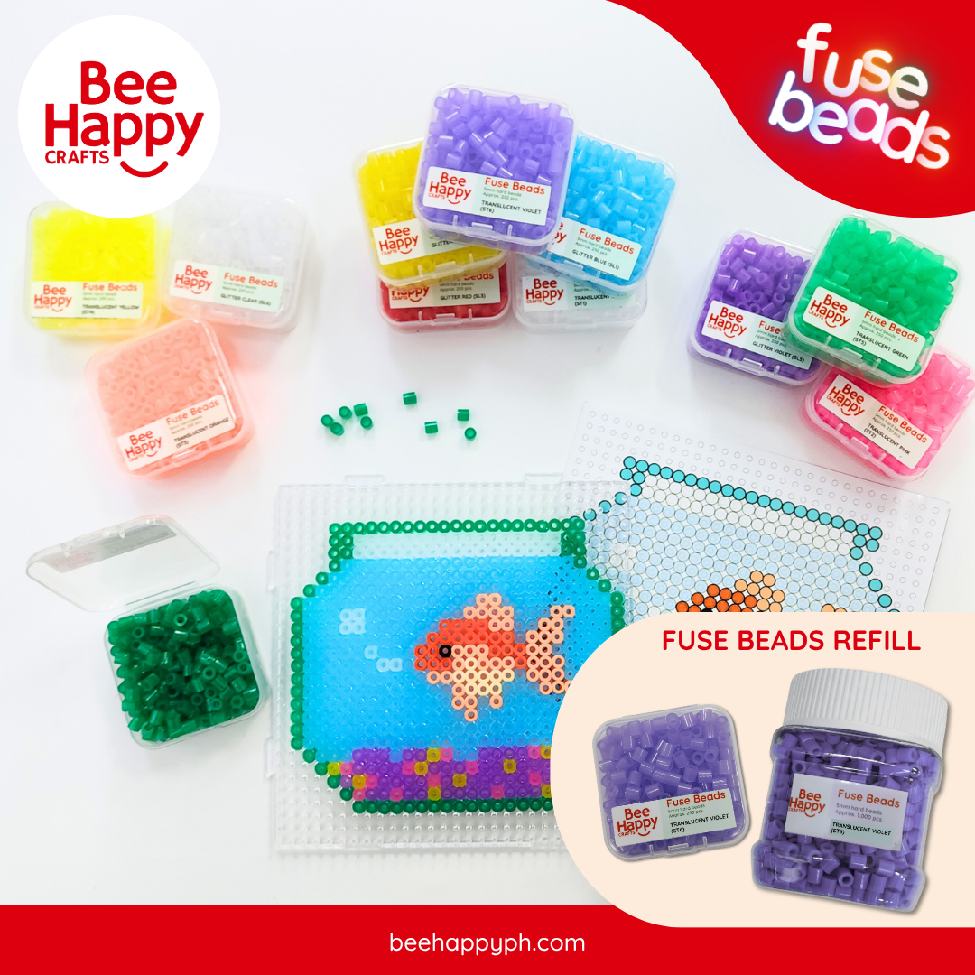 Kindli Fuse Beads Pearlescent and Translucent Refill By Bee Happy