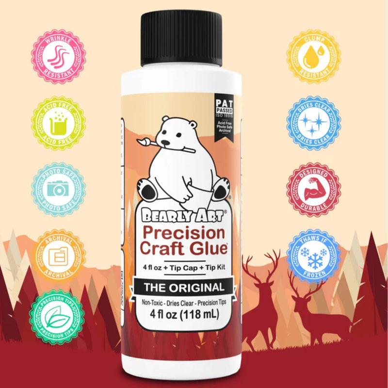 Bearly Art Precision Craft Glue - The Original