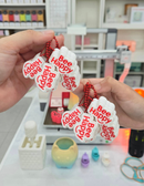 Bee Happy 3D Print Clicker Keychain