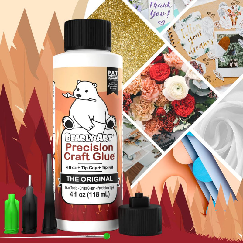 Bearly Art Precision Craft Glue - The Original