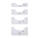 Bee Happy 4-in-1 T-shirt Ruler Vinyl Alignment Guide