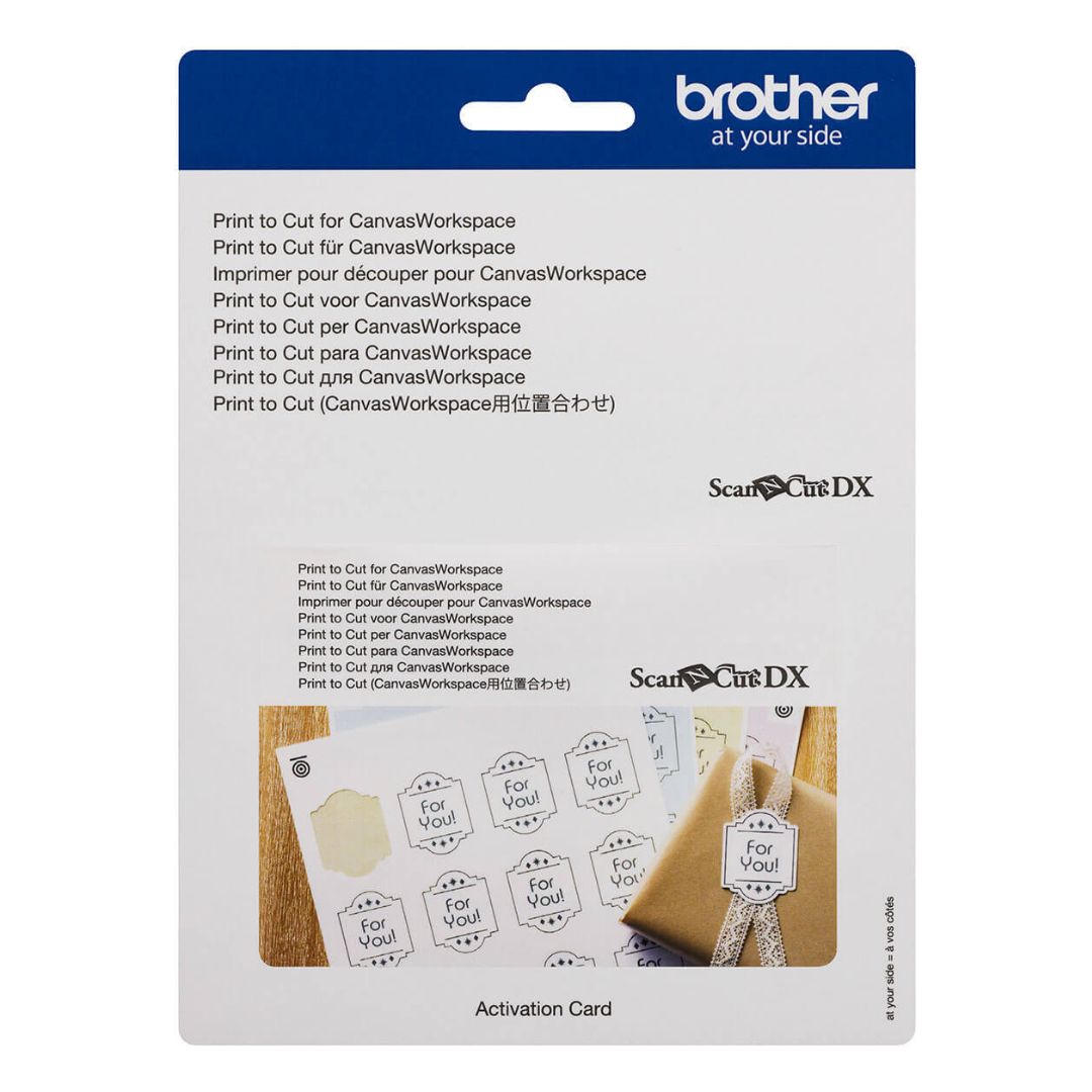 Brother Print to Cut for Canvas Workspace