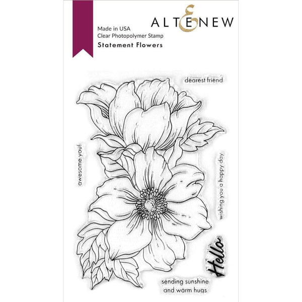 Altenew - Clear Stamps - Morning Flowers