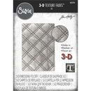 Sizzix 3-D Texture Fades Embossing Folder - Quilted by Tim Holtz
