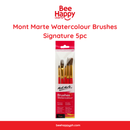 Mont Marte Watercolour Brushes Signature 5pc