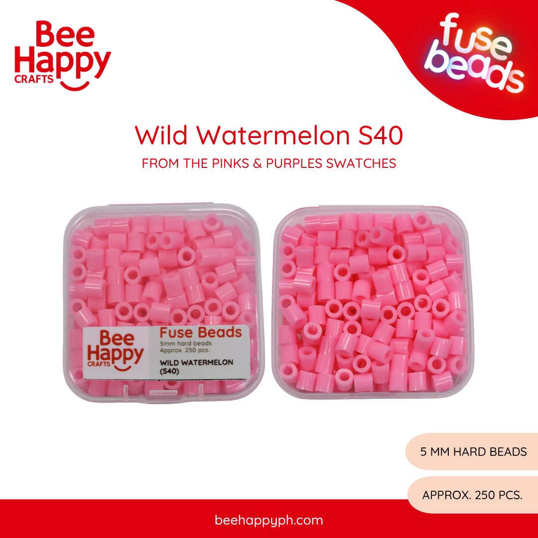 Kindli Fuse Beads Pinks and Purples + Blues and Greens Refill By Bee Happy