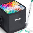 Ohuhu Oahu 100 Basic Colors Dual Tips Alcohol Art Markers Y30-80401-84
