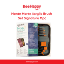 Mont Marte Acrylic Brush Set Signature 11pc