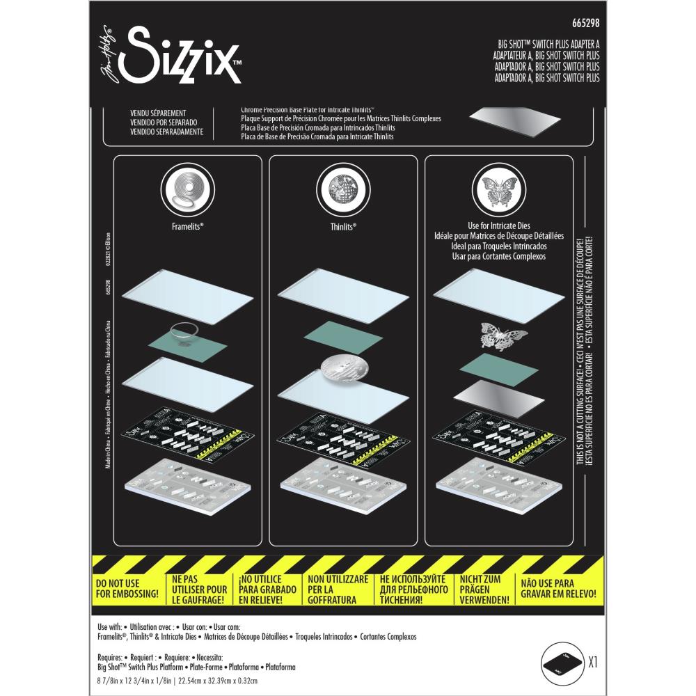 Sizzix Big Shot Switch Plus Standard Adapter A by Tim Holtz