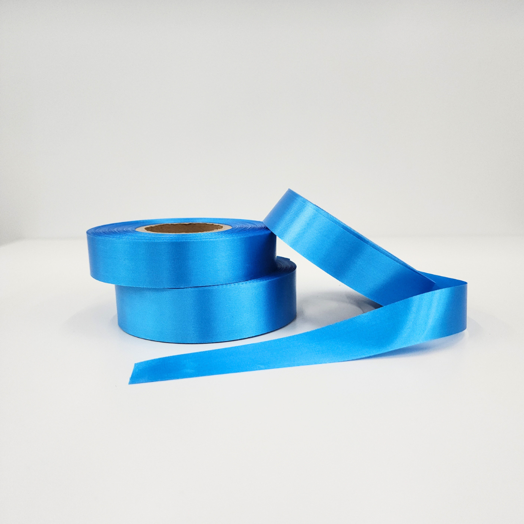 Bee Happy Premium Satin Ribbon Roll – 50 Meters (15mm / 20mm / 25mm)